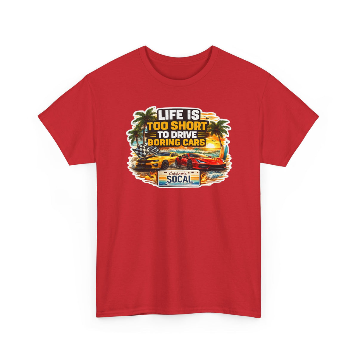 NO BORING CARS — Sapphire T-Shirt — AlterEgo