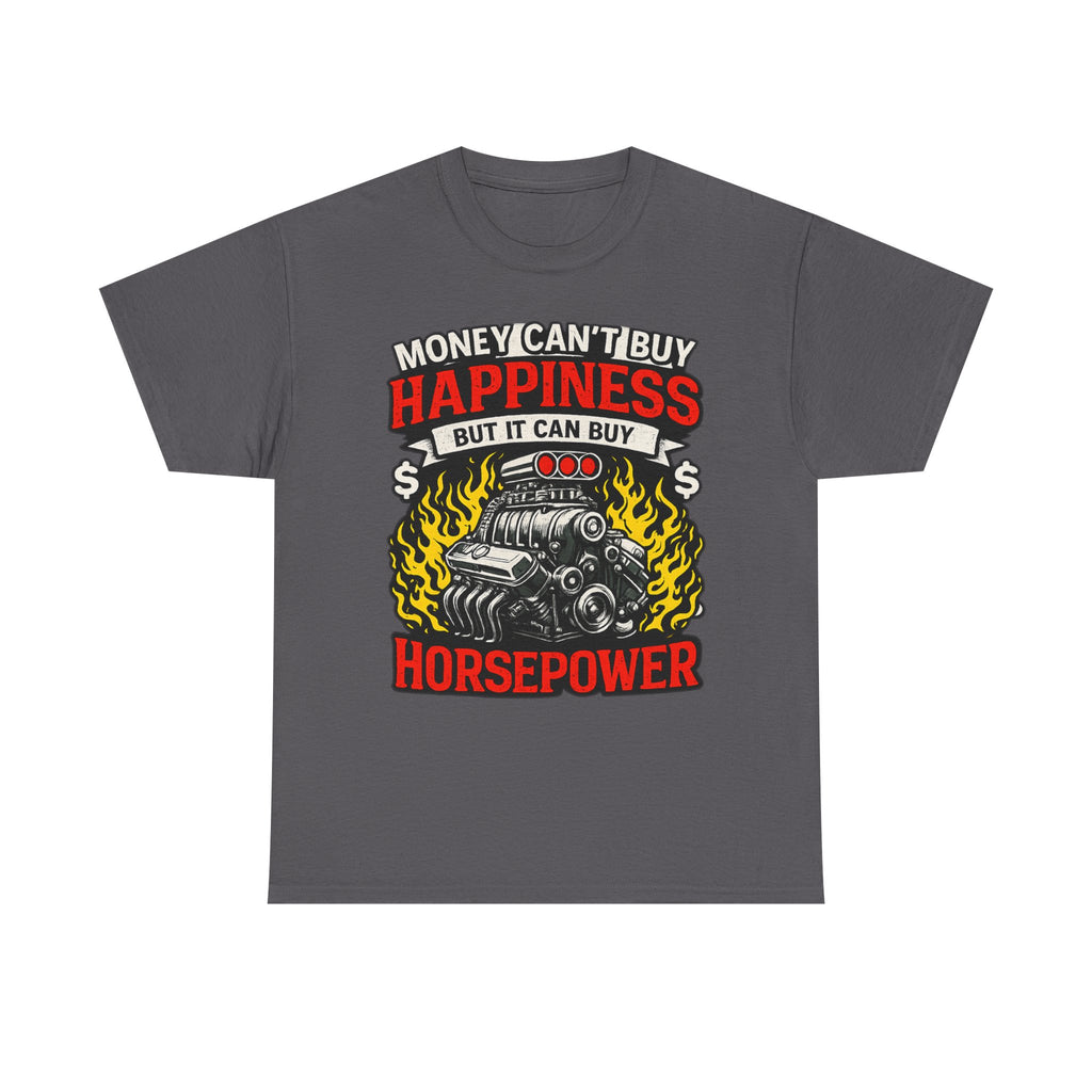 MONEY IS HORSEPOWER - AlterEgo #expressivecasualwear for petrolheads