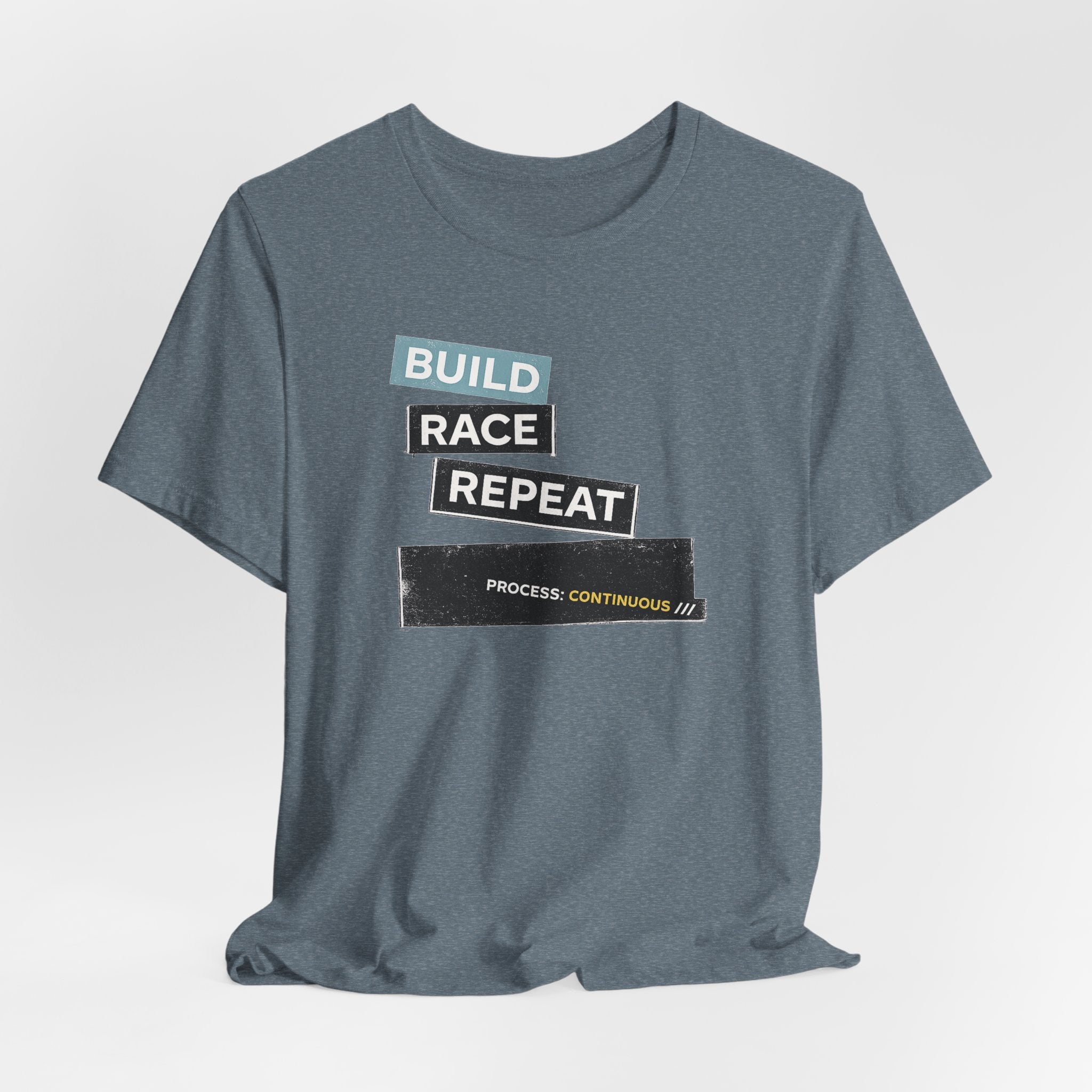 BUILD RACE REPEAT — Midnight T-Shirt — AlterEgo