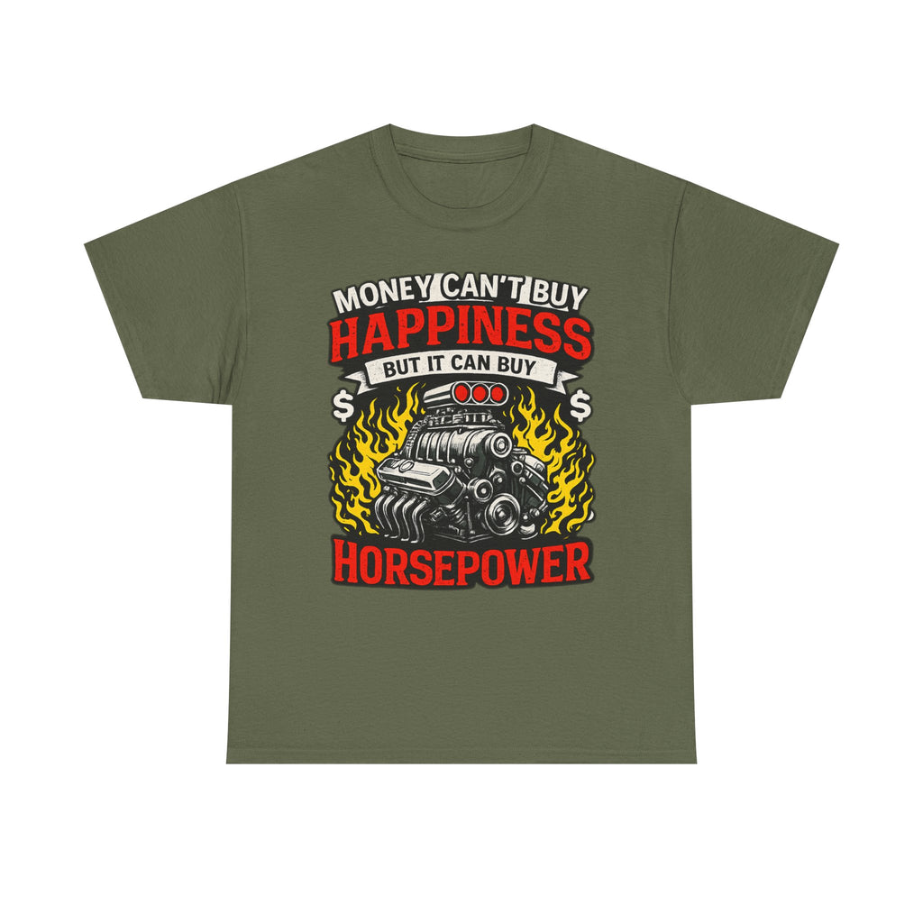 MONEY IS HORSEPOWER - AlterEgo #expressivecasualwear for petrolheads