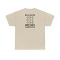 Real Cars Don't Shift Themselves Tee: Heavyweight