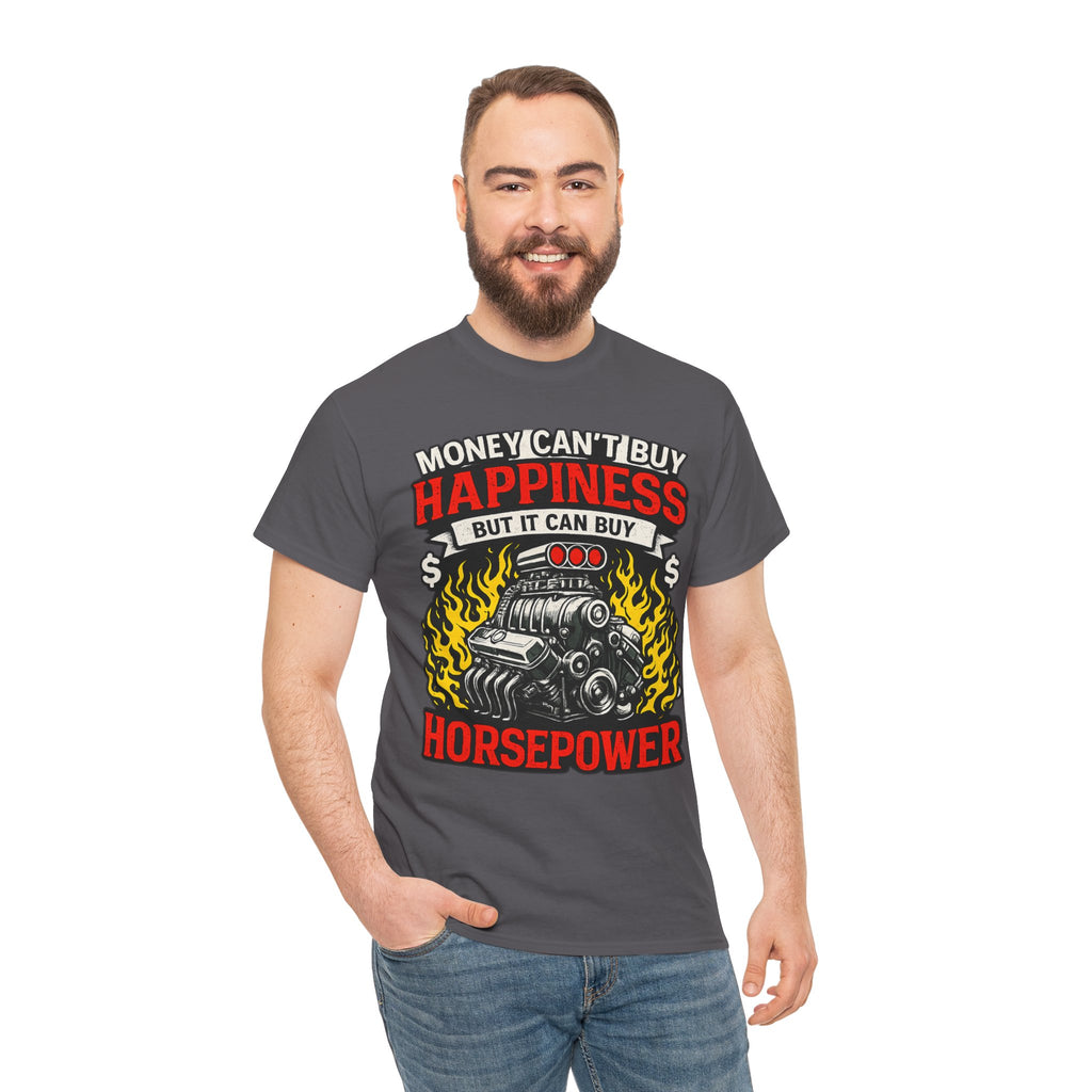 MONEY IS HORSEPOWER - AlterEgo #expressivecasualwear for petrolheads