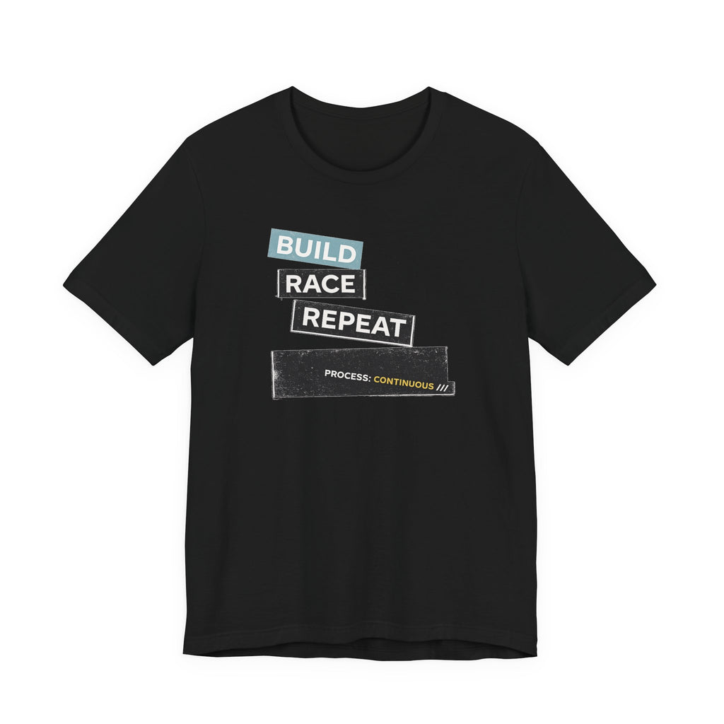 BUILD RACE REPEAT — Midnight T-Shirt — AlterEgo