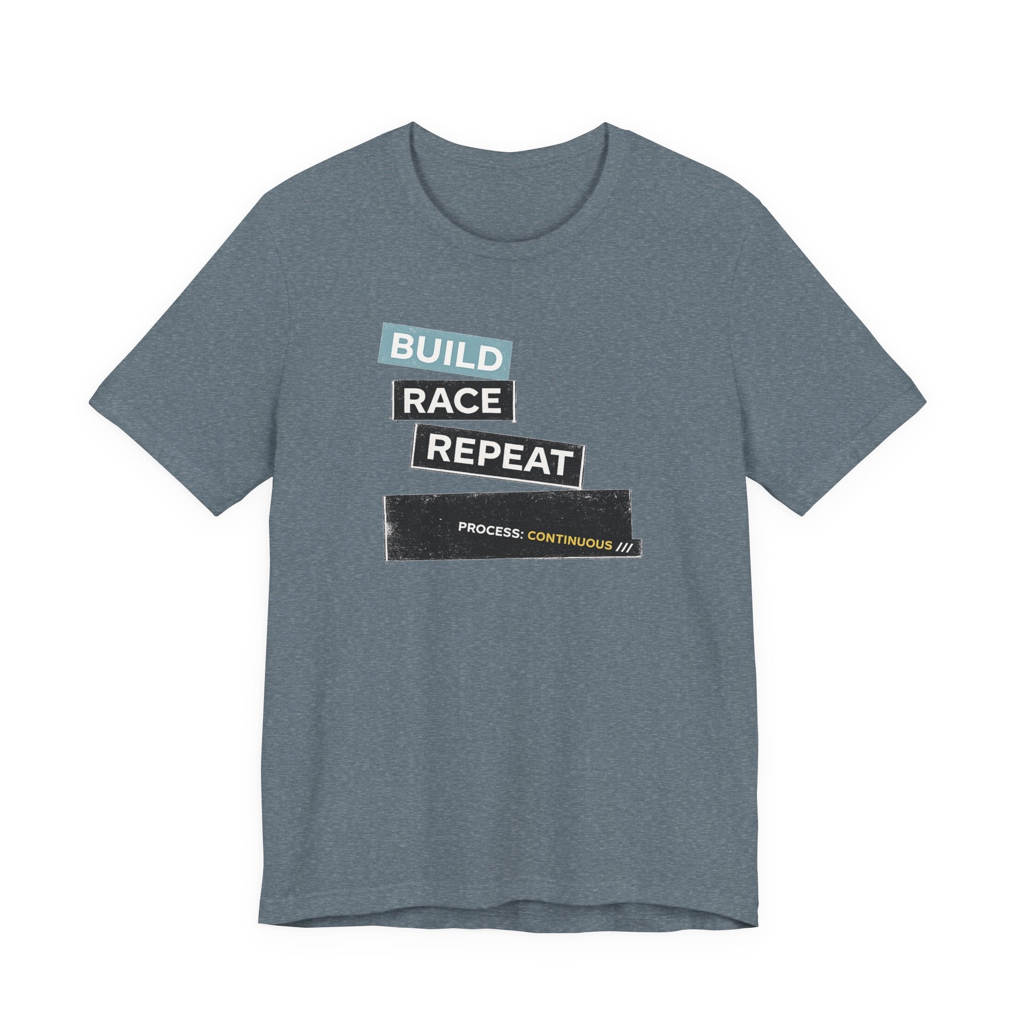 BUILD RACE REPEAT — Midnight T-Shirt — AlterEgo