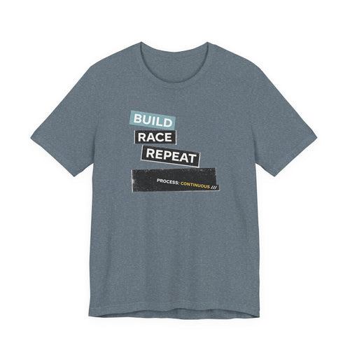 BUILD RACE REPEAT — Midnight T-Shirt — AlterEgo