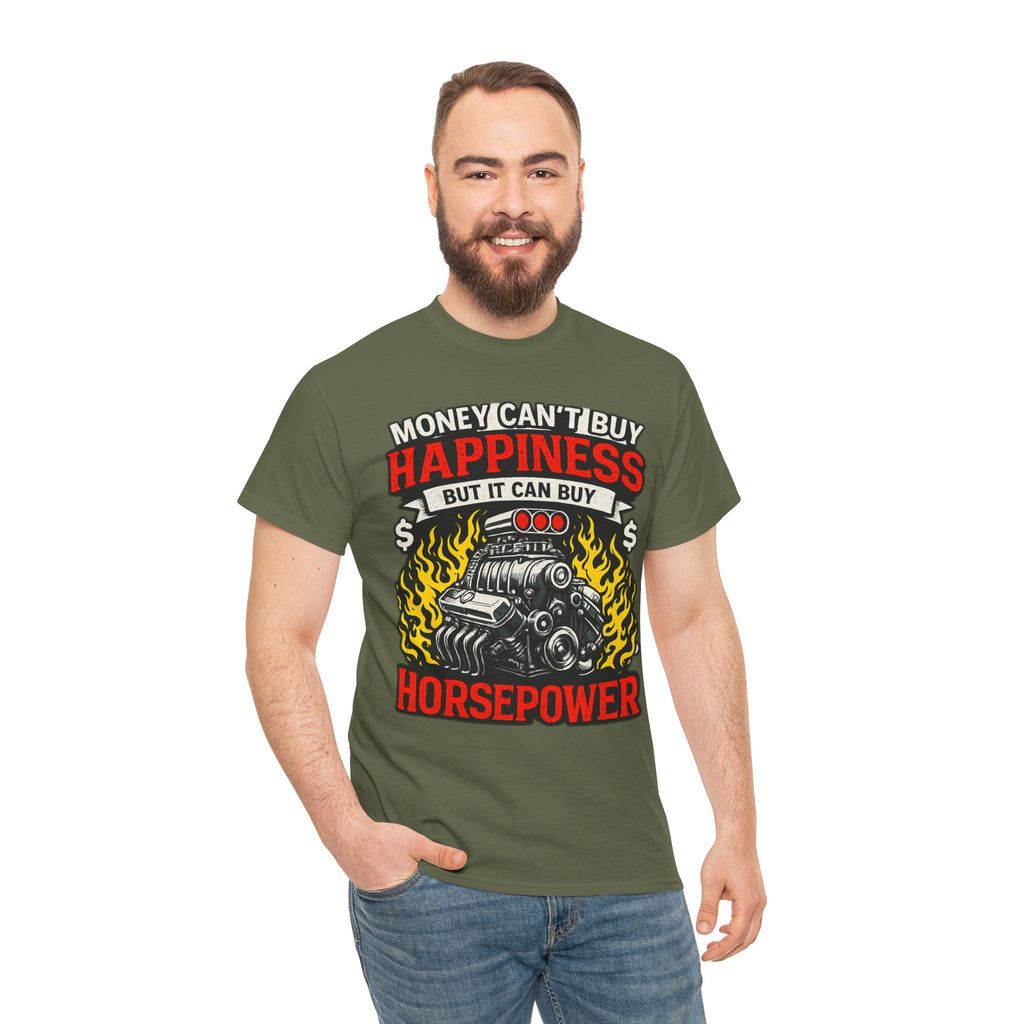 MONEY IS HORSEPOWER - AlterEgo #expressivecasualwear for petrolheads