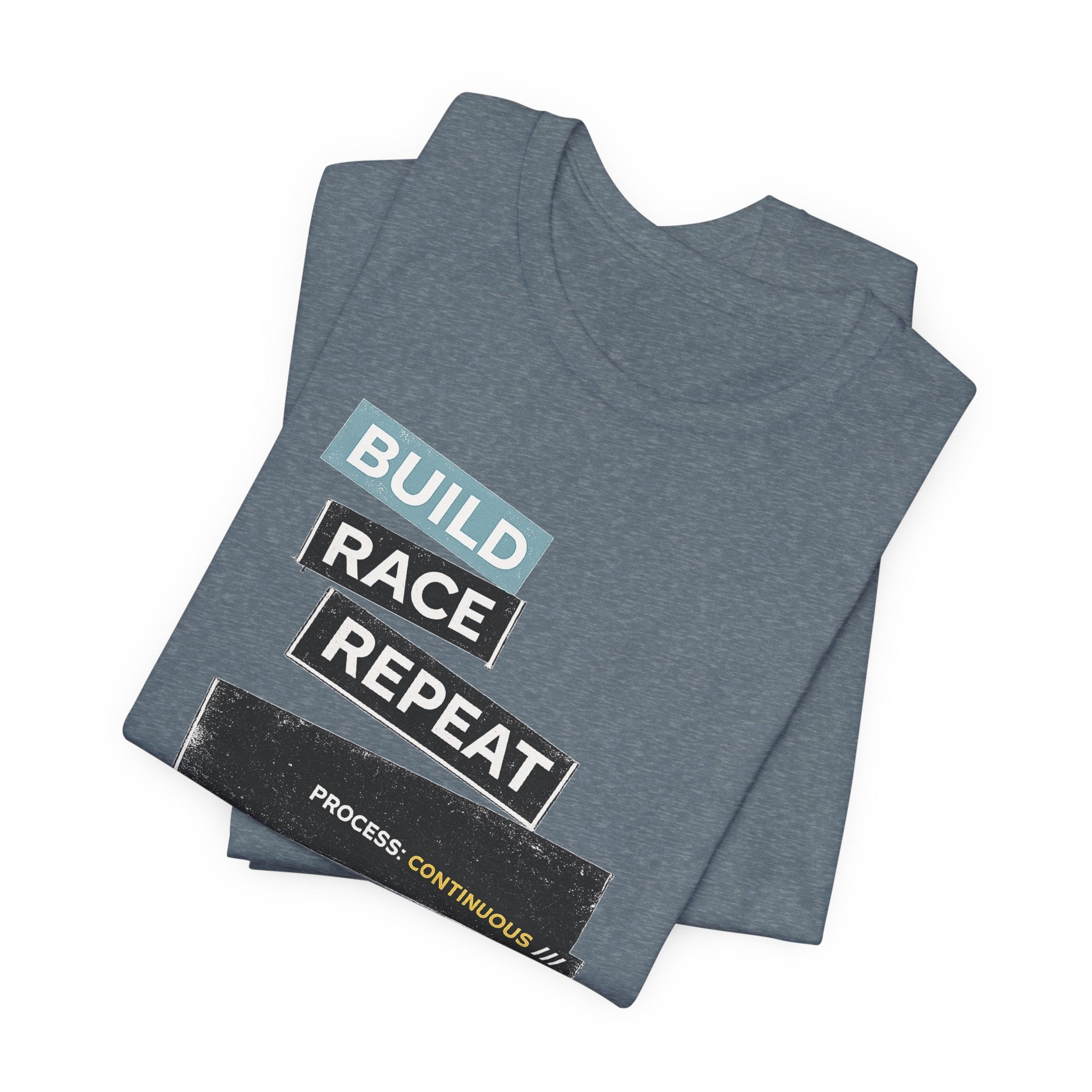 BUILD RACE REPEAT — Midnight T-Shirt — AlterEgo