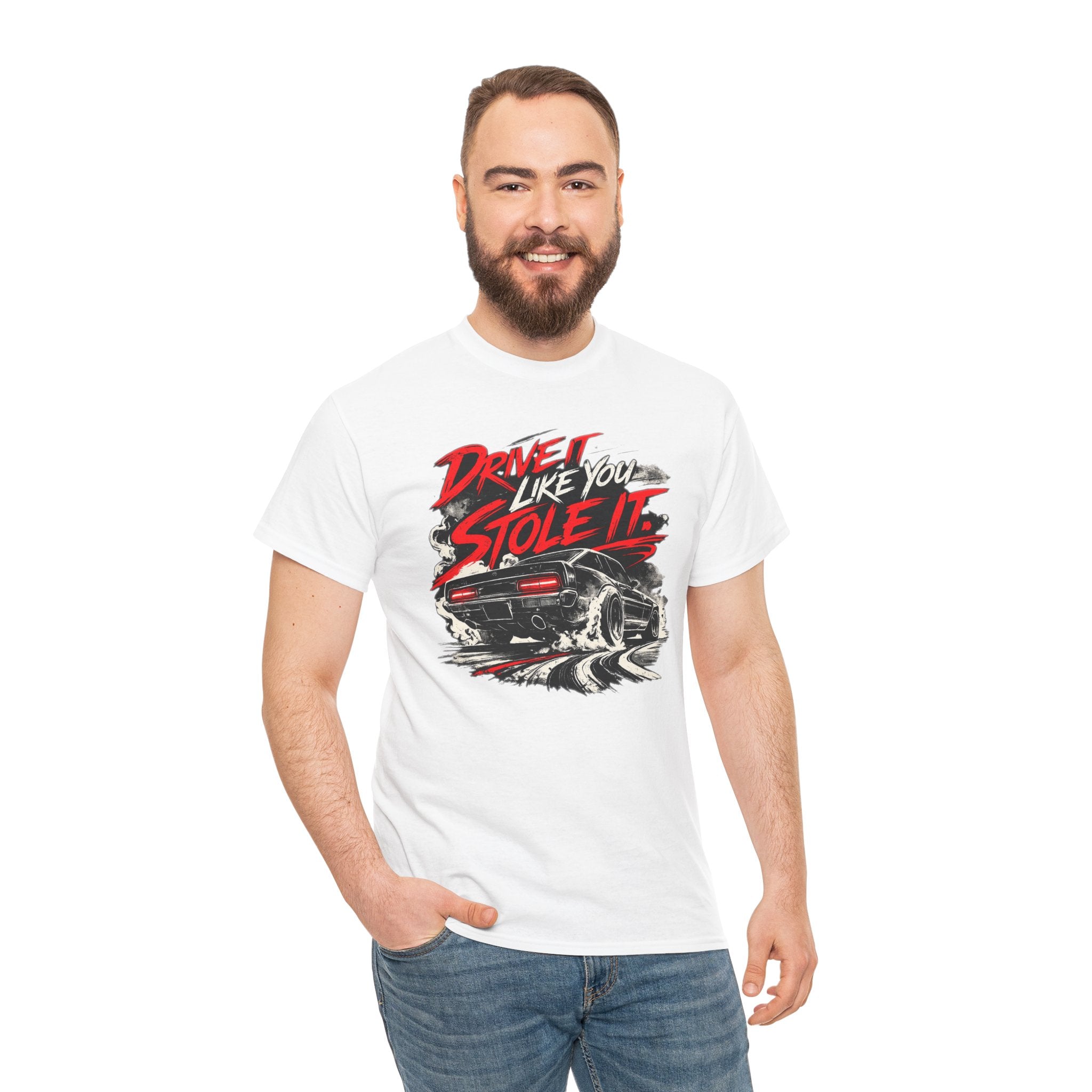 DRIVE IT LIKE YOU STOLE IT - AlterEgo #expressivecasualwear for petrolheads