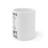 Real Cars white | White Ceramic Mug, 11oz - Image 2