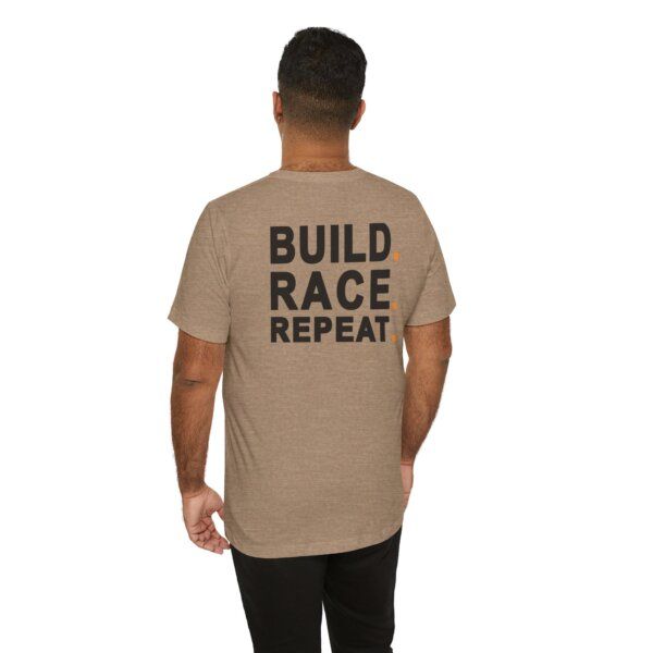Build Race Repeat | Unisex Light Combed Cotton Tee - Image 7