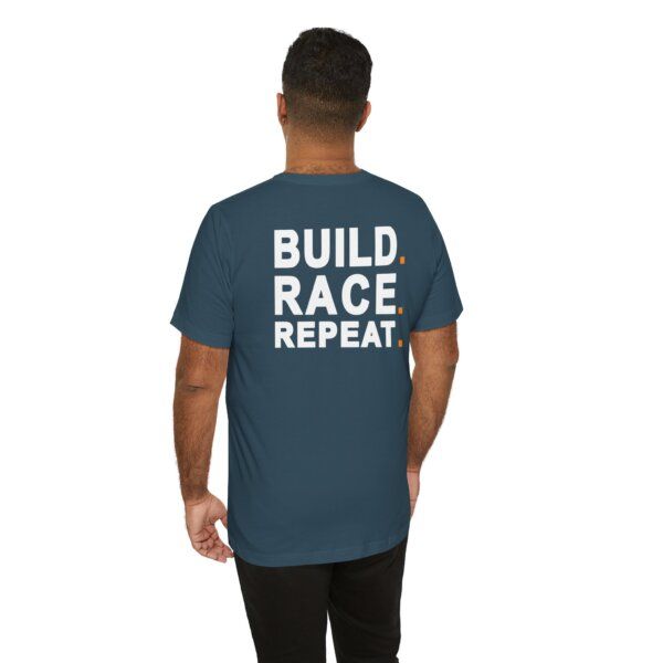 Build Race Repeat | Unisex Light Combed Cotton Tee - Image 9