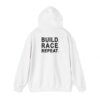 Build Race Repeat | Unisex Heavy Blend™ Hooded Sweatshirt - Image 8